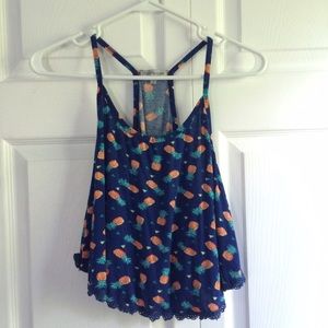 pineapple crop top