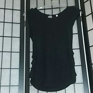 Ocasion black tee shirt-short sleeve