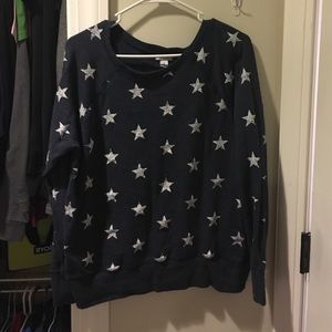 Navy stars crew neck from Old Navy