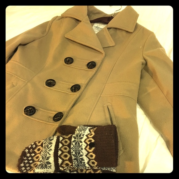 Classic Tan Pea Coat