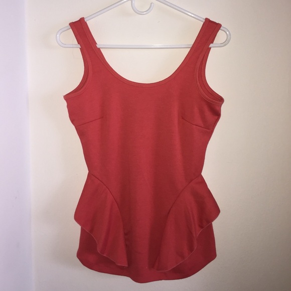Dark orange blouse