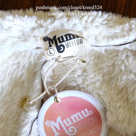 SHOW ME YOUR MUMU Vest Sherpa Cardigan Wrap Coat - Picture 2 of 4