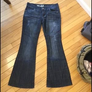 Dark Wash Mudd Jeans - FLARE