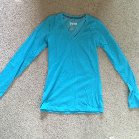 Blue nike shirt