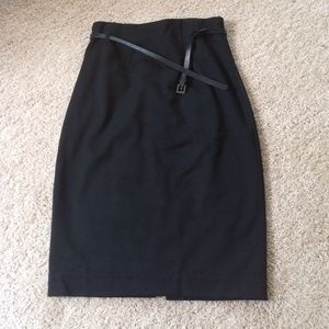 Express, black pencil skirt size 2