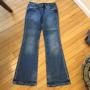 Vigoss Size 3 distressed denim flare jeans