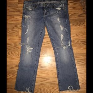 Guess Ripped Boyfriend Jeans!