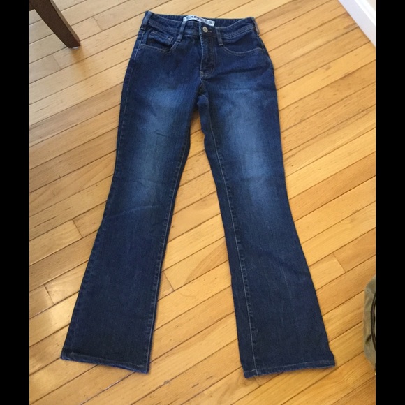 Express Dark Wash Flare Jeans - Picture 1 of 2