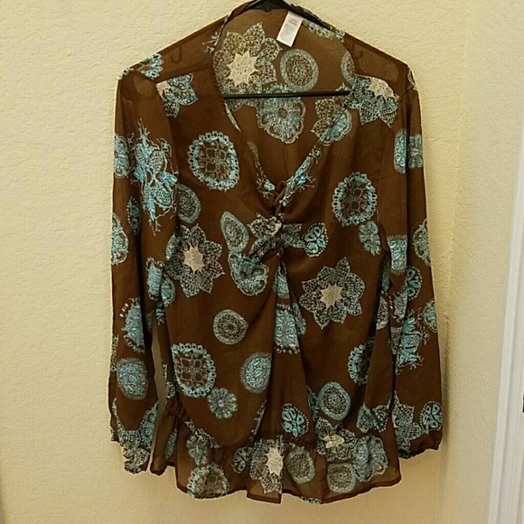 ❤Duo Maternity blouse size Large