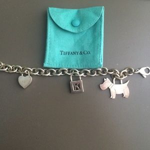 Tiffany & Co silver charm Bracelet! Authentic !