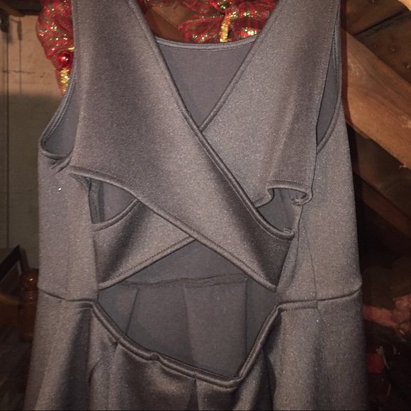Black cut out dress