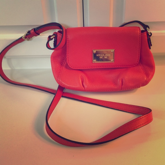 Michael Kors orange Crossbody