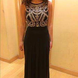 Two piece night party dress