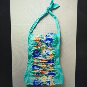 Seafolly Floral Boyleg Maillot