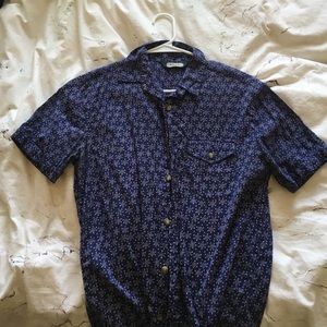Urban outfitter short sleeve button up shirt