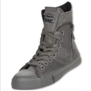 Grey Levi's High tops