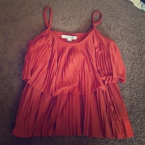 Orange sexy Spaghetti strap blouse