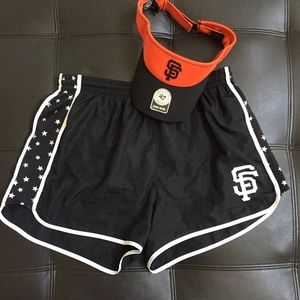 PINK Victoria's Secret SF Giants Running Shorts