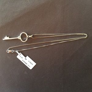 NEW STERLING SILVER 18 INCH KEY NECKLACE