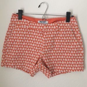 Old Navy Sailboat Shorts - Orange/2