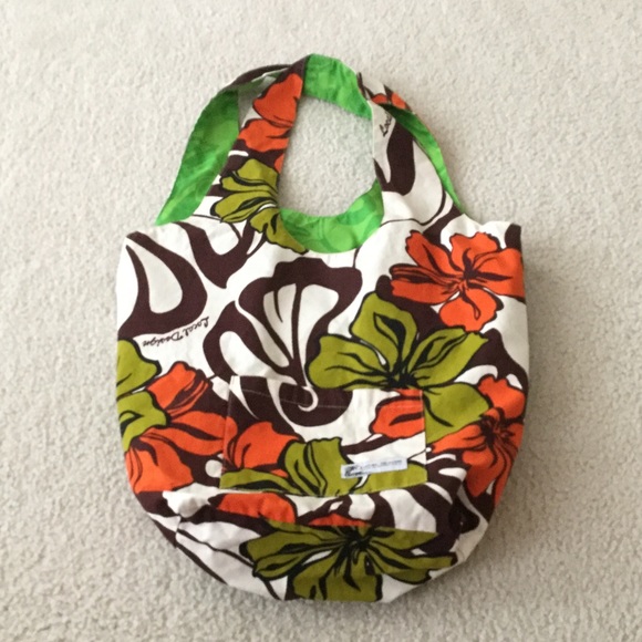 2 sides Hawaiian beach shopping big bag