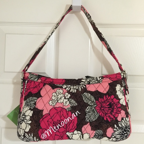 NEW Vera Bradley Cassidy Purse in Mocha Rouge - Picture 3 of 4