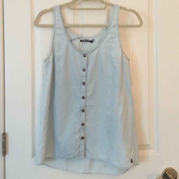 Denim Volcom tank