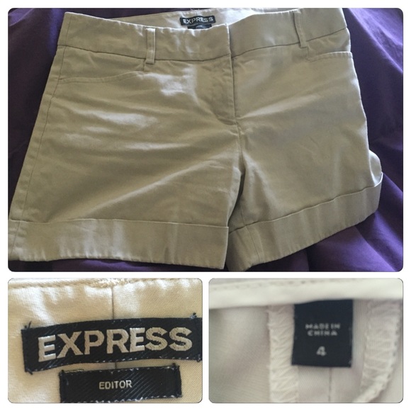 Express Pants - Khaki shorts