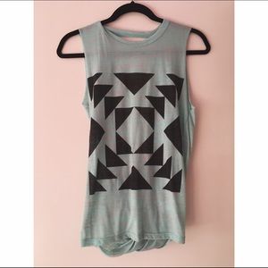 Tank Top with Open Back