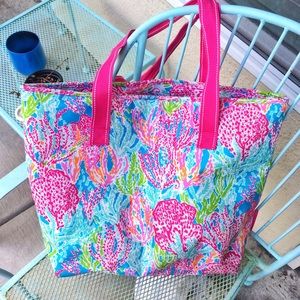 Lilly Pulitzer Let's Cha Cha Insulated Beach Tote
