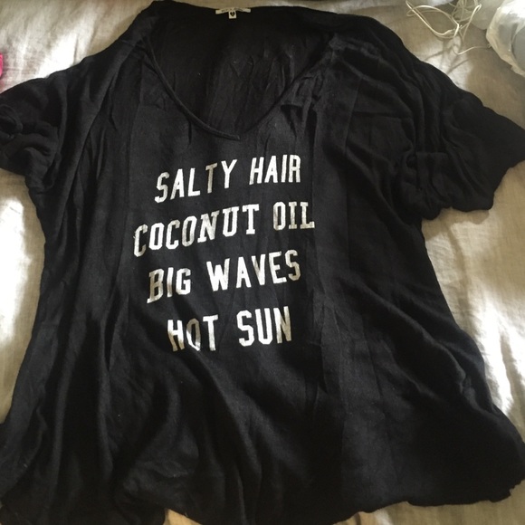 FLASH SALE Black Wildfox slouchy top