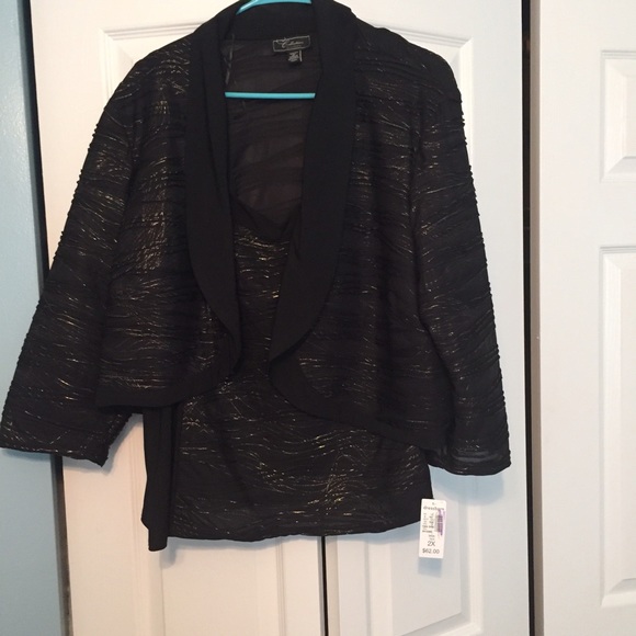 Dressbarn "Collection" 2-piece tank and jacket set