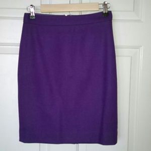J. Crew Factory Pencil Skirt - Purple