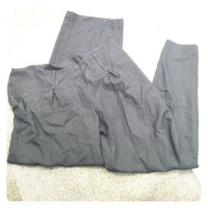 Soft grey pinstripe dress pants NWT