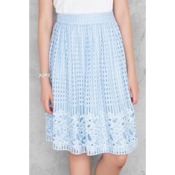 Lola lace midi skirt