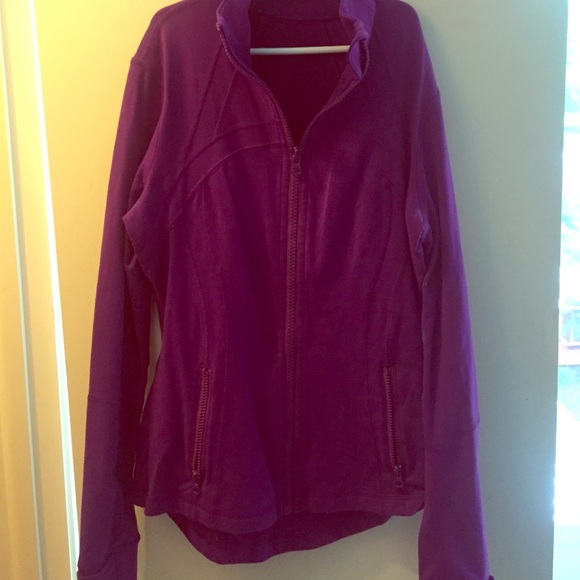 Lululemon purple zip up jacket