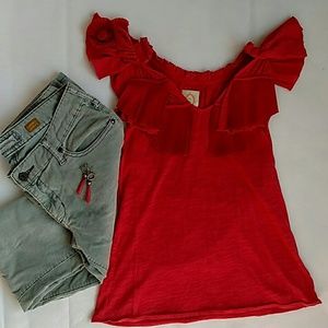 Embellished Ric Rac sleeveless top