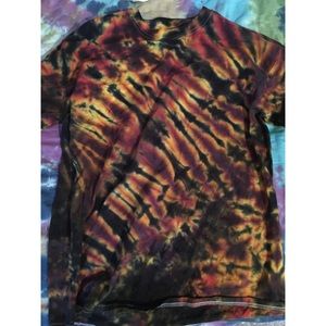 Long sleeved tie dye