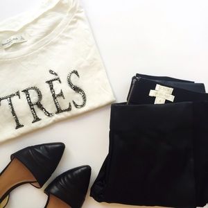 Abercrombie & Fitch Beaded "Très" Tee