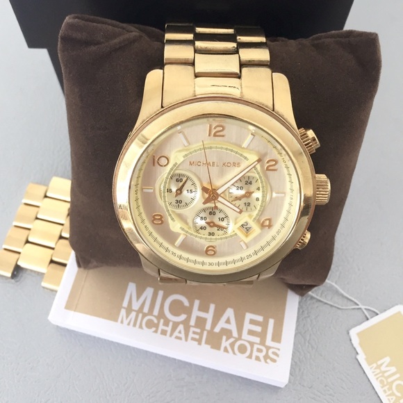 Michael Kors oversized gold watch - MK8077