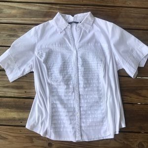 Sz 3x tuxedo front blouse