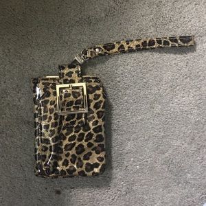 Steve Madden Leopard Wristlet