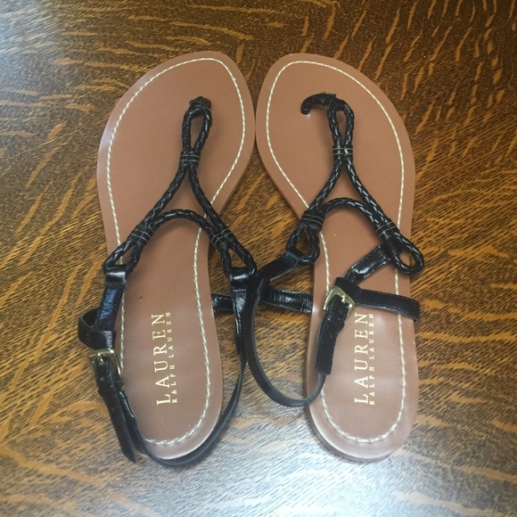 Ralph Lauren Black Sandals