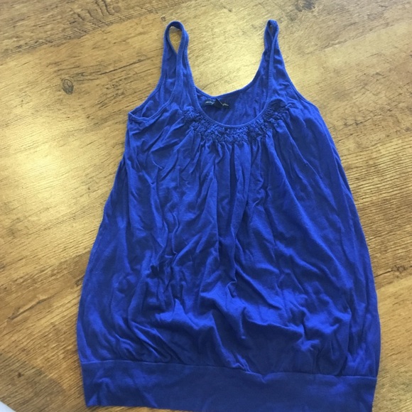 Blue tank