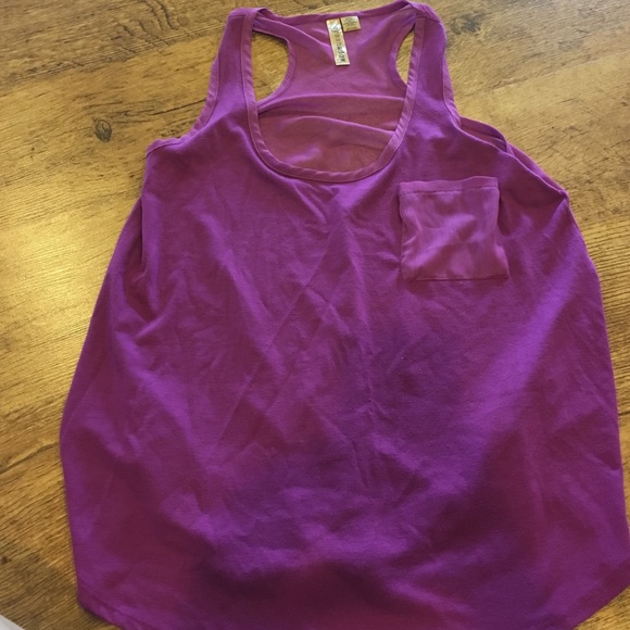 Purple tank top