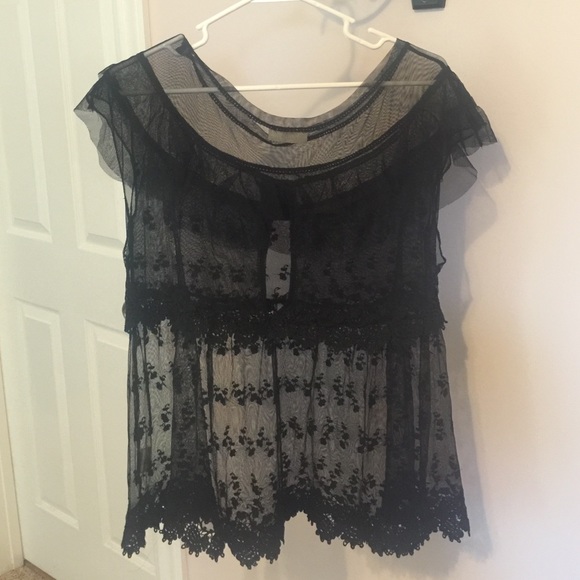 Free People Lace Top