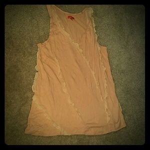 Nude-colored Madewell tank top