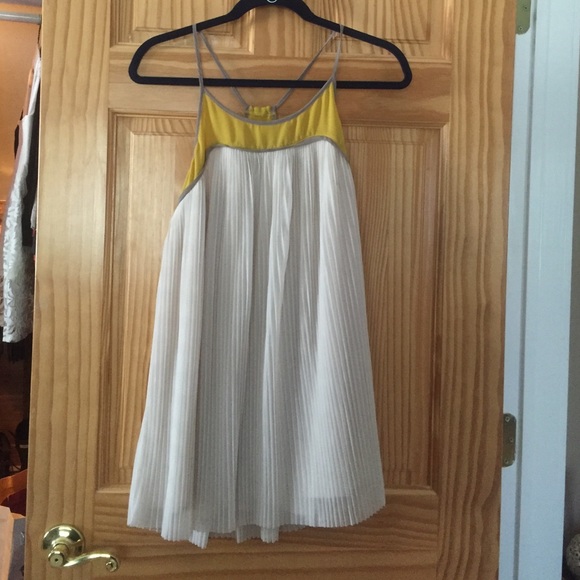 Pleated shift dress from Urban Outfitters