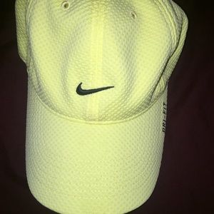 New highlighter yellow dri-fit hat