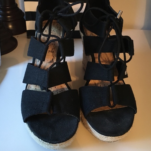 Lace up espadrilles